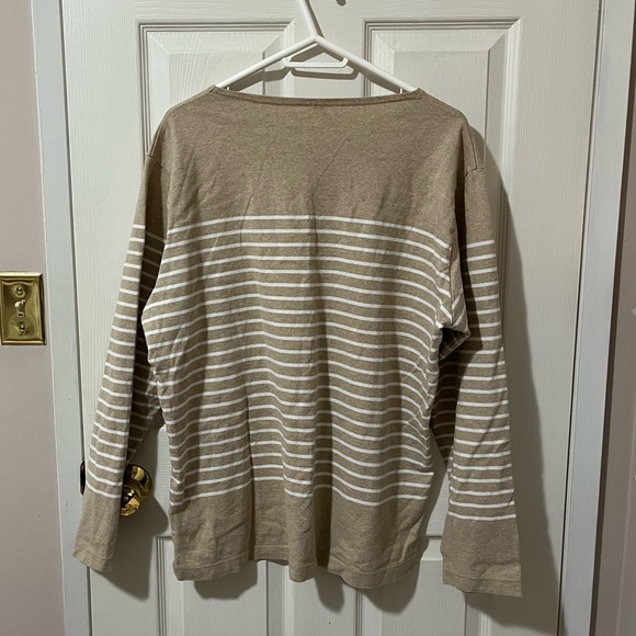 UNIQLO Striped Long Sleeve Sweatshirt - Picture 3 of 5